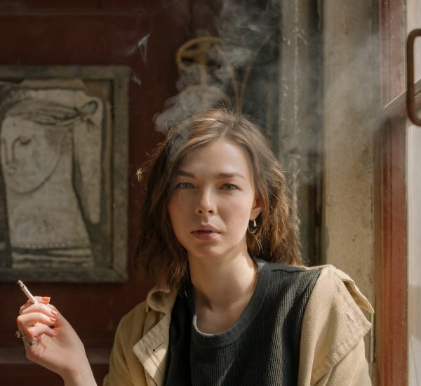 smoking girl